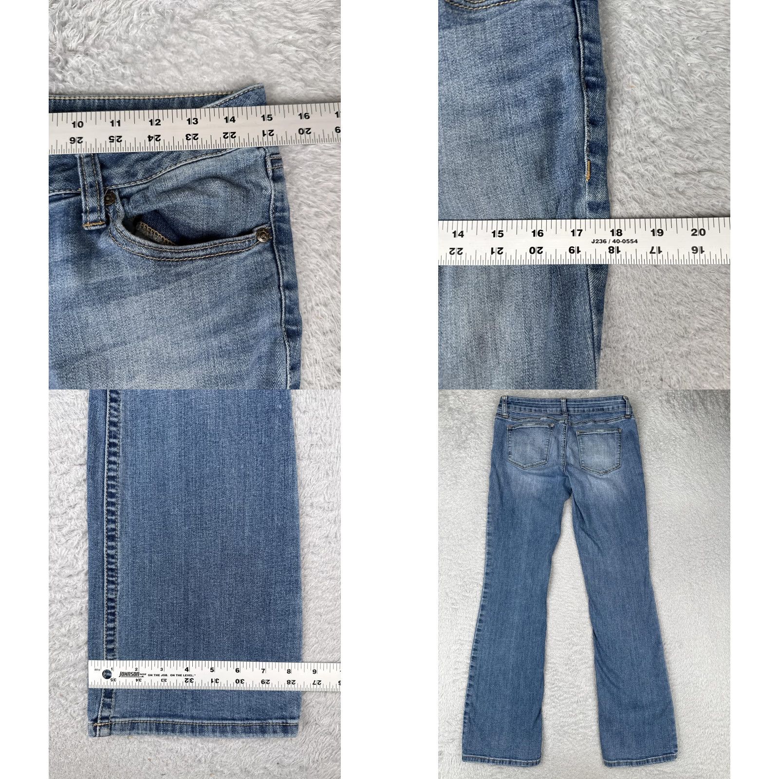 Denime A.n.a Jeans Women 8 Blue Medium Wash Bootcut Mid Rise Stretch Denim Cotton 29x31 Jeans Women 8 Blue Medium Wash Bootcut 29x31 Size 30" / US 8 / IT 44 - 9 Thumbnail