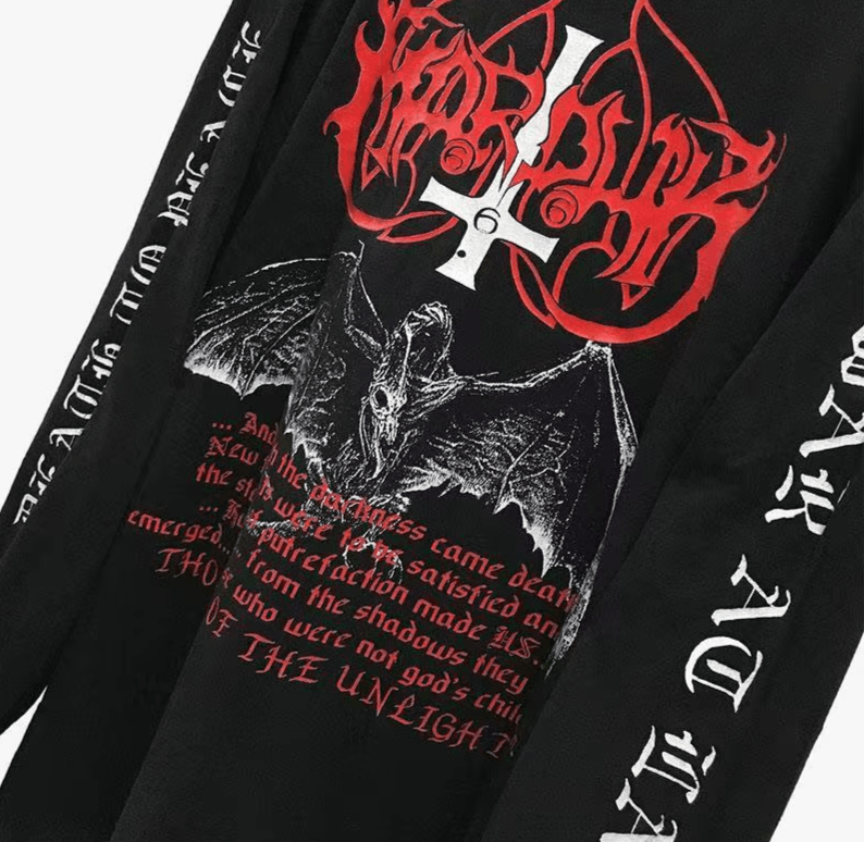 Japanese Brand 7 Harajuku Vintage Oversized T-shirts Gothic Loose Long Size US L / EU 52-54 / 3 - 3 Thumbnail