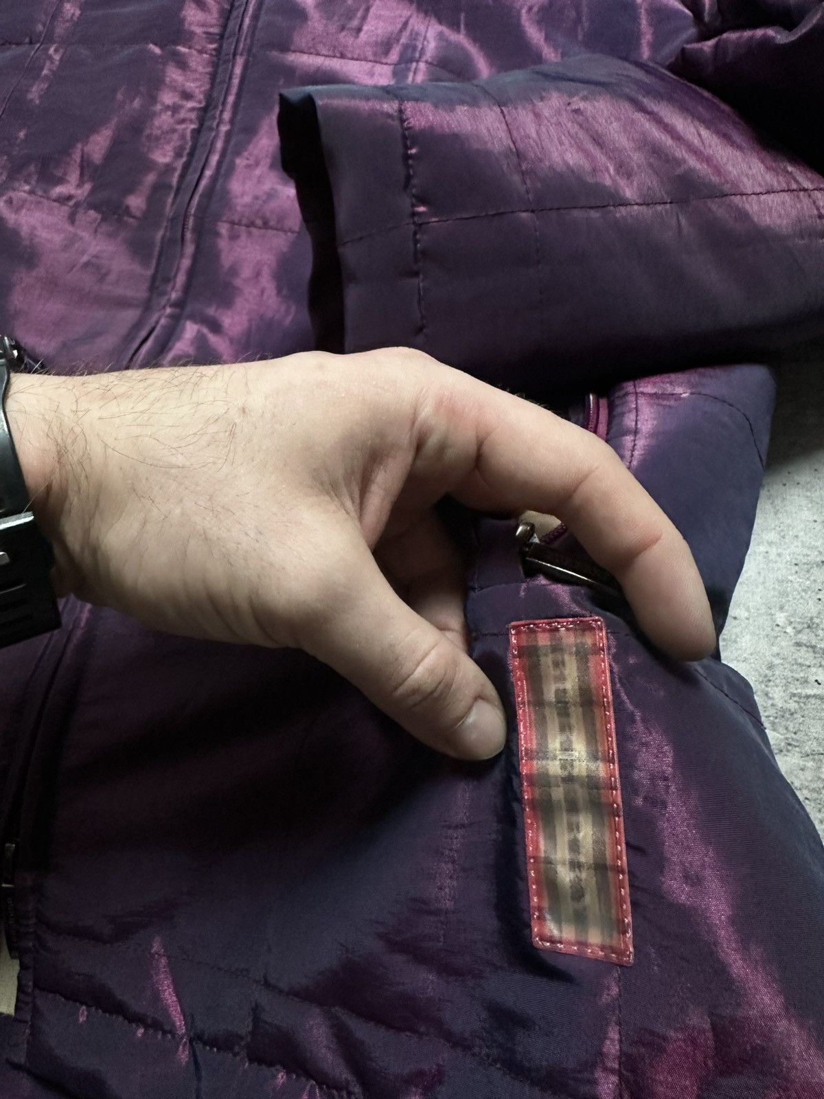 Burberry Vintage 90s Burberry London Nova Check Quilt Jacket Luxury Size M / US 6-8 / IT 42-44 - 4 Thumbnail