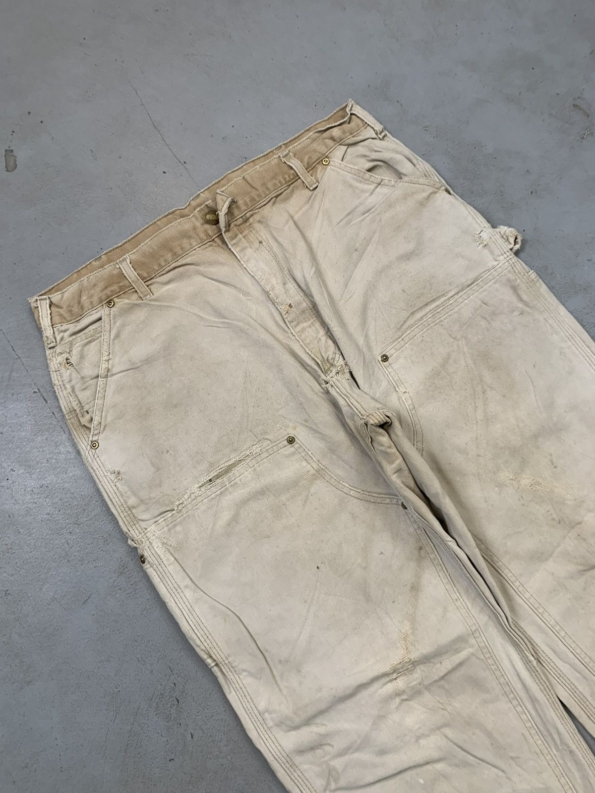 Carhartt Vintage carhartt b01 brn double knee Size US 36 / EU 52 - 3 Thumbnail