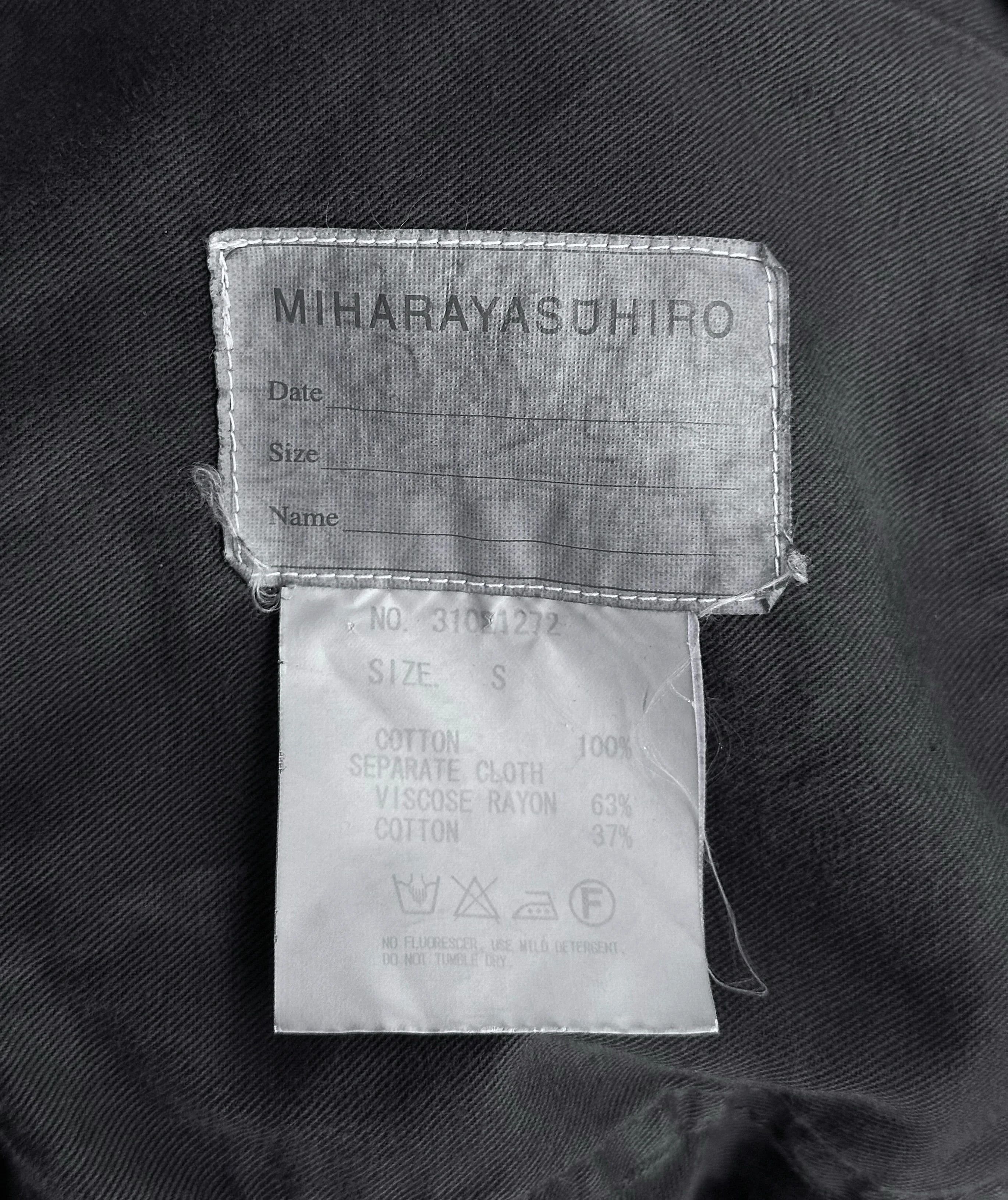 If Six Was Nine × Japanese Brand × Maison MIHARA YASUHIRO MiharaYasuhiro AW05 Distressed Mesh Military Jacket Size US S / EU 44-46 / 1 - 5 Thumbnail