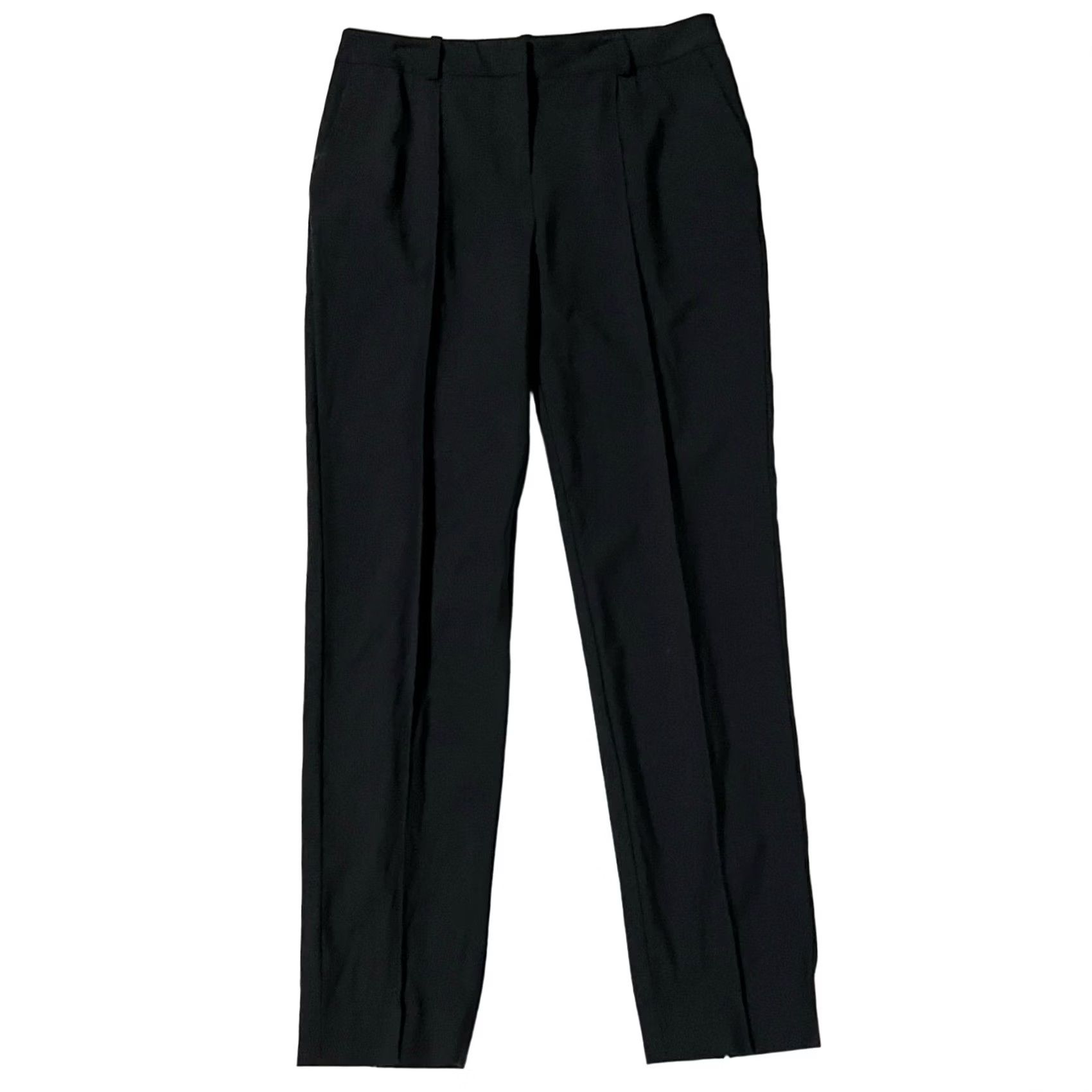 Vintage Lafayette 148 Women’s Black Dress Pants Pintucked Front & Back Mid Rise Sz 6 Pants Size 28" / US 6 / IT 42 - 2 Thumbnail