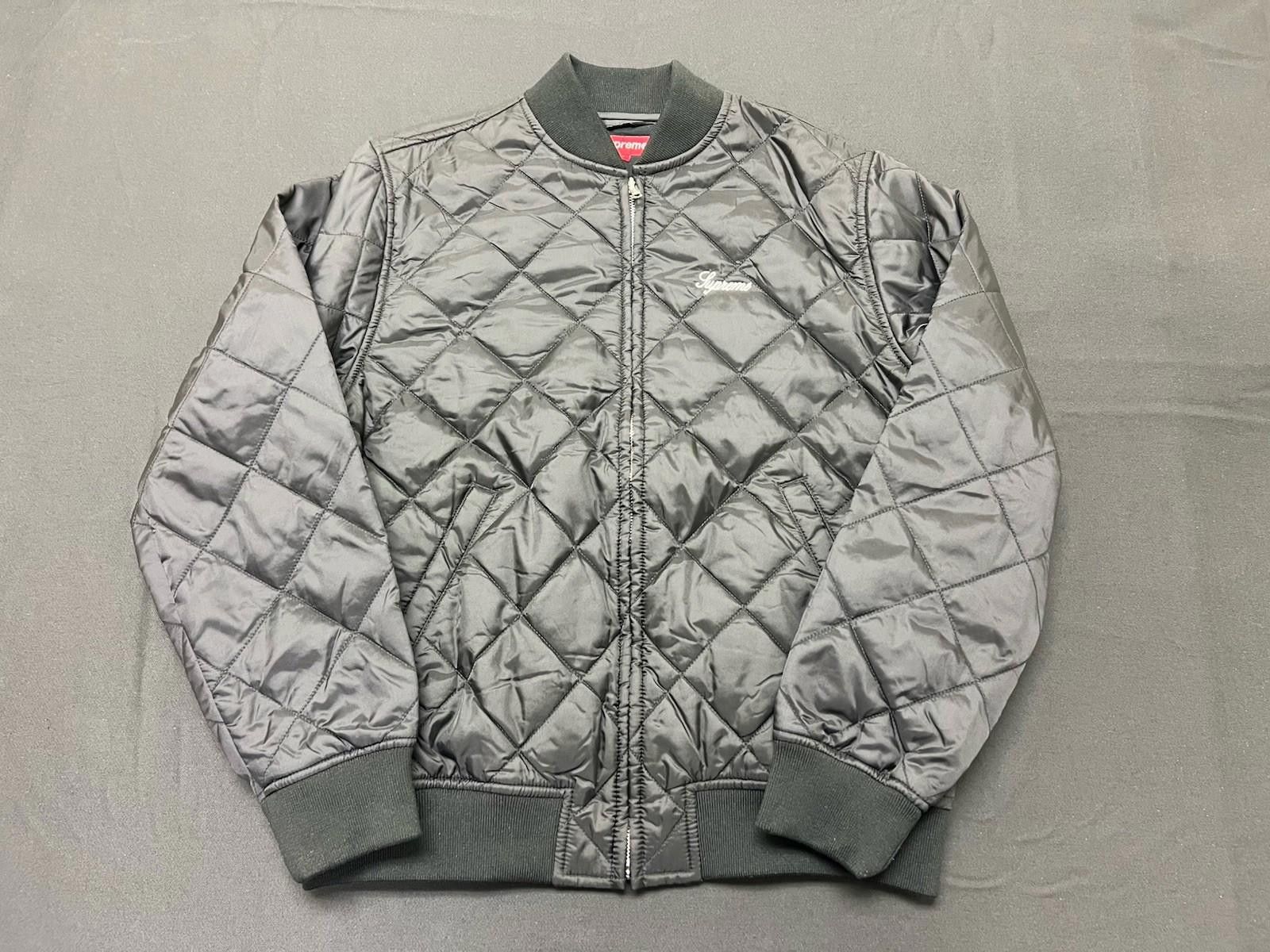 Supreme SS16 Supreme Sequin Patch Quilted Bomber Jacket Black M Size US M / EU 48-50 / 2 - 8 Thumbnail