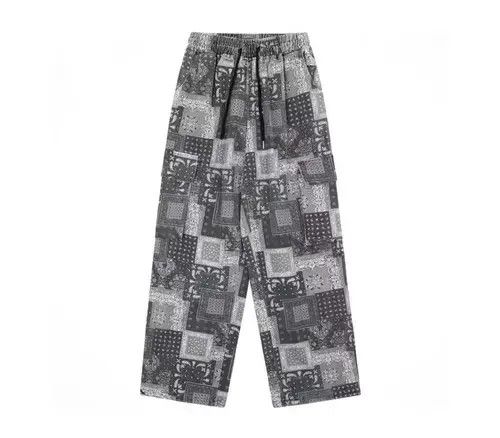 Other 20AW Indigo Union Japan Grey Bandana Paisley Relaxed Pants Size US 33 - 4 Thumbnail
