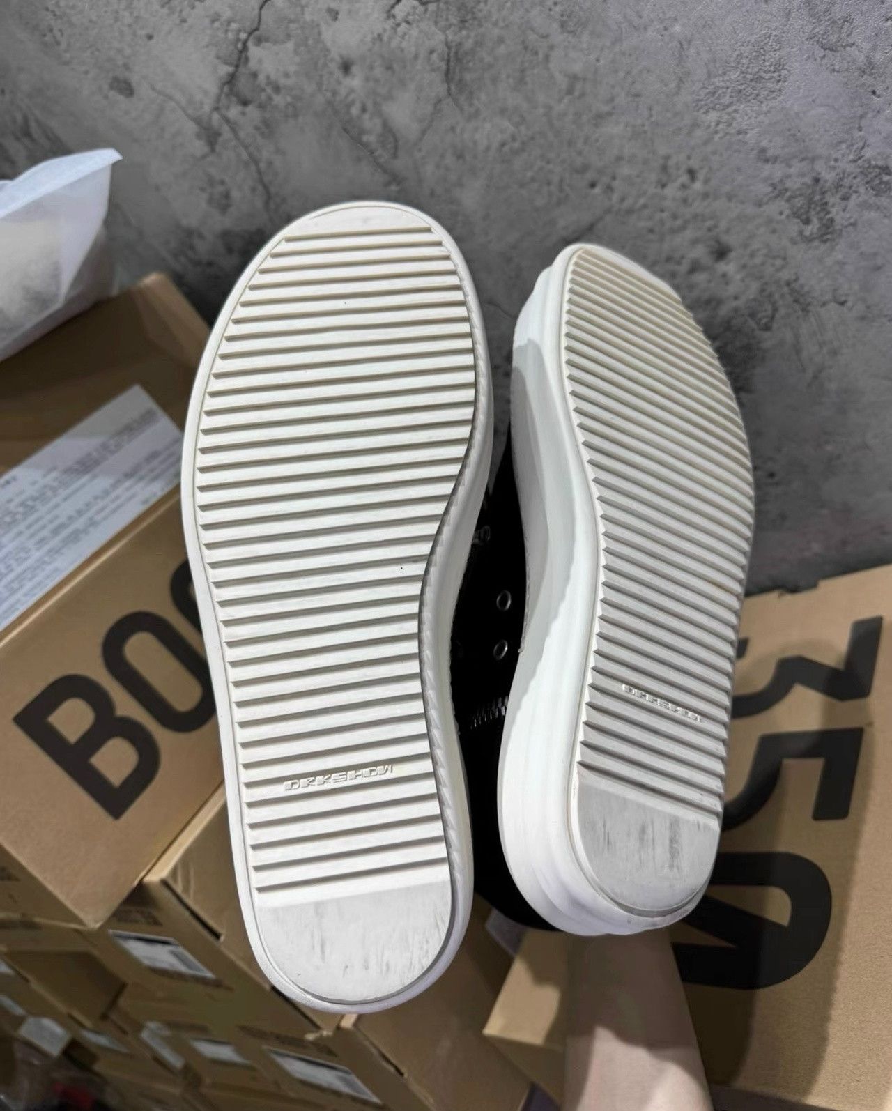 Rick Owens Drkshdw Rickowens Drkshdw Black Canvas Five-Pointed Star Size US 9.5 / EU 42-43 - 6 Thumbnail