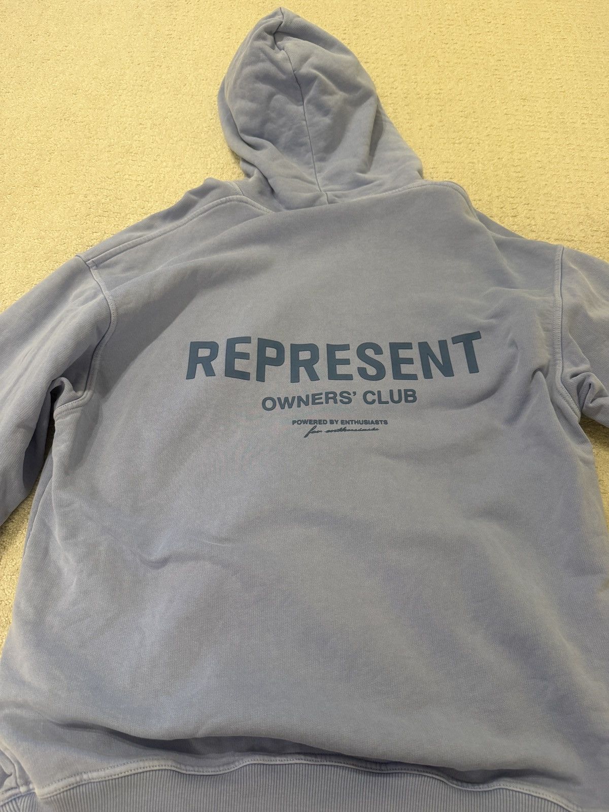 Represent Clo. Represent Owners Club Hoodie- Vista Blue Size L Size US L / EU 52-54 / 3 - 6 Thumbnail