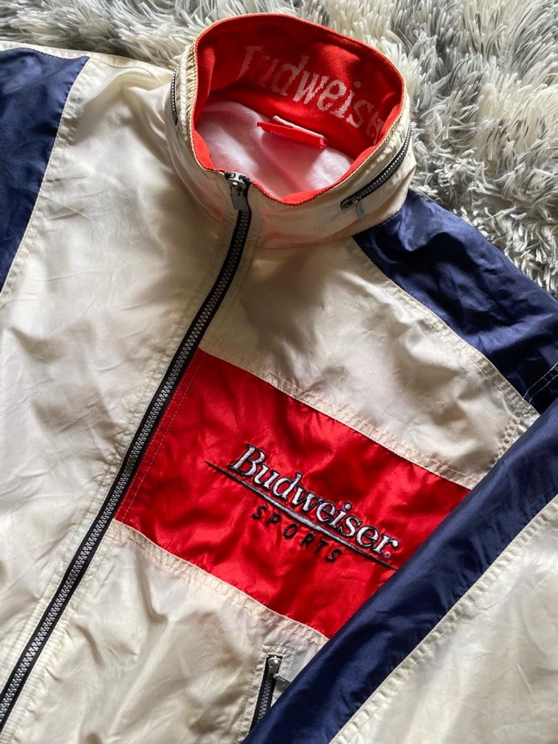 Budweiser 90s💥 Budweiser Sports Light Jacket Size US M / EU 48-50 / 2 - 3 Thumbnail