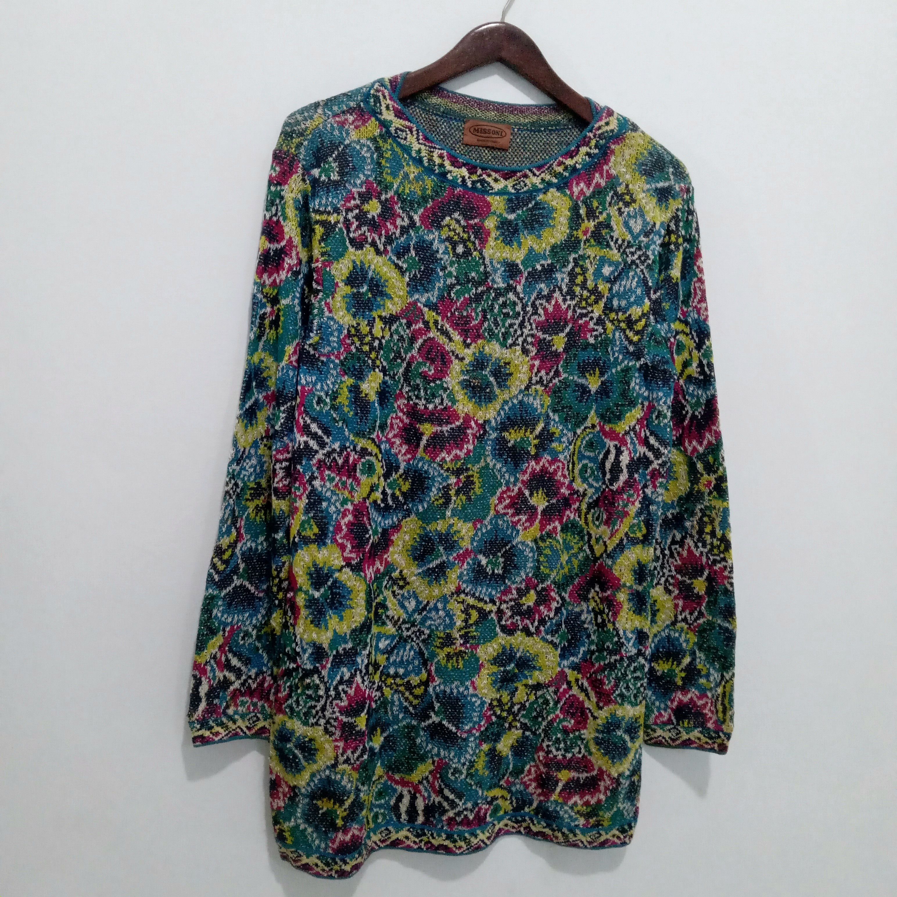 Coogi × Missoni Missoni knitwear 3d flower multi color Size US L / EU 52-54 / 3 - 3 Thumbnail