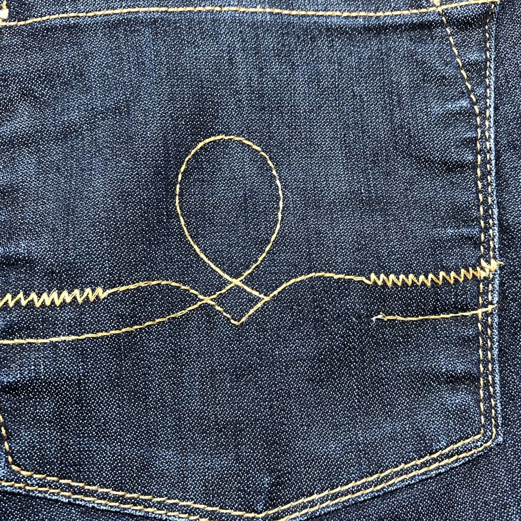Lucky Brand Lucky Brand Sofia Skinny Leg Jeans Blue Denim 6 Womens 32 Inseam Regular Size 28" / US 6 / IT 42 - 4 Thumbnail