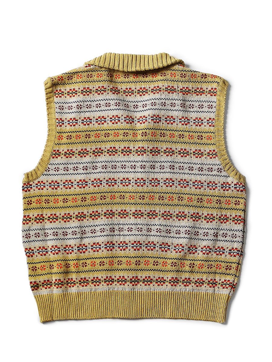 Kapital kapital 5G Fair Isle Half Zip Vest Size US L / EU 52-54 / 3 - 2 Thumbnail