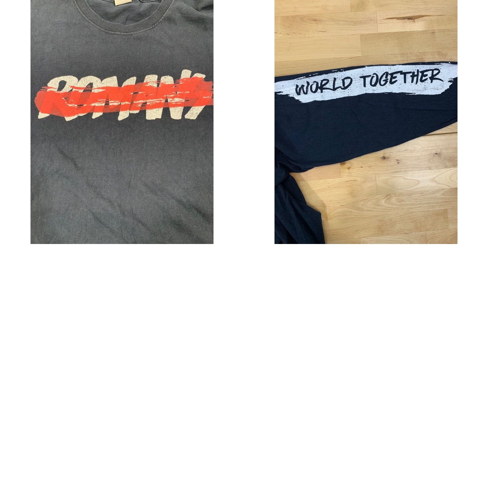 Fruit Of The Loom VINTAGE Fruit Of The Loom Romans Let’s That This World Together T-Shirt Black Size L Mens Size US L / EU 52-54 / 3 - 8 Thumbnail