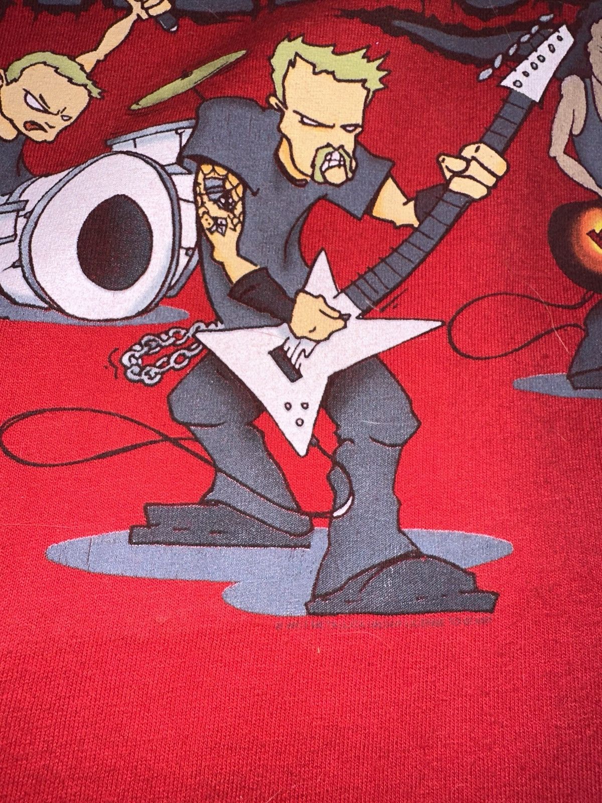 Band Tees × Metallica × Vintage Vintage Metallica Tshirt Tony Squindo Concert Band Tee Grail Size US XL / EU 56 / 4 - 7 Thumbnail