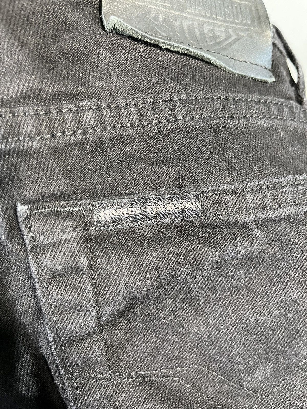 Harley Davidson Black Harley Davidson Motorcycle Jeans Size 30" / US 8 / IT 44 - 7 Thumbnail
