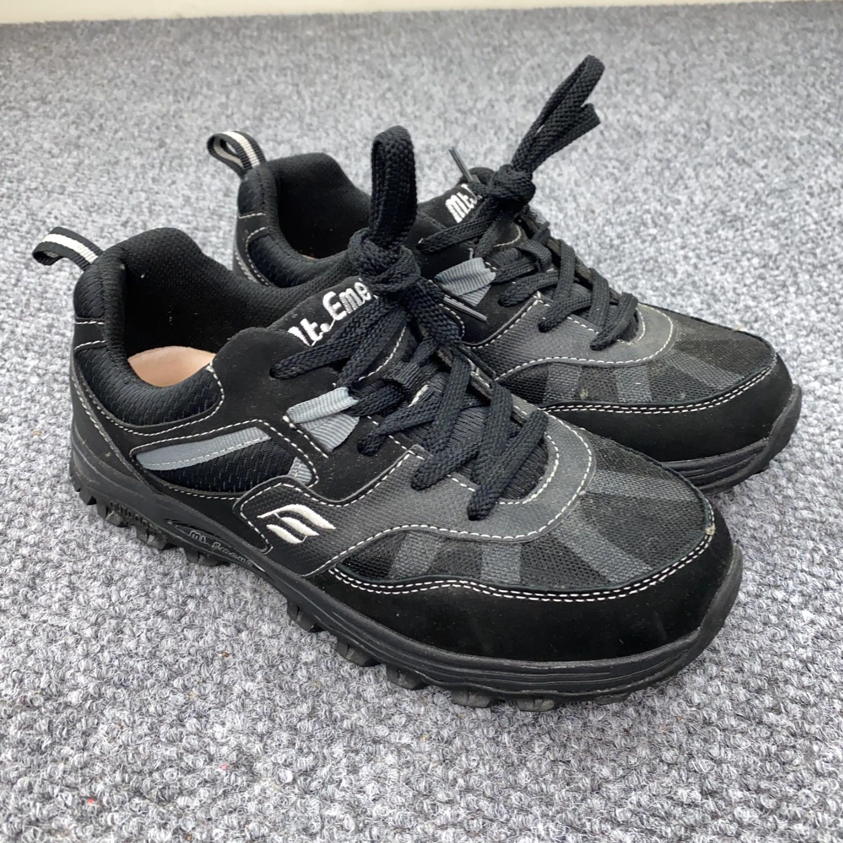 Vintage Mt. Emey Athletic Shoes Mens Size 7.5 Black Low Top Sneakers 3310 Size US M / EU 48-50 / 2 - 2 Thumbnail