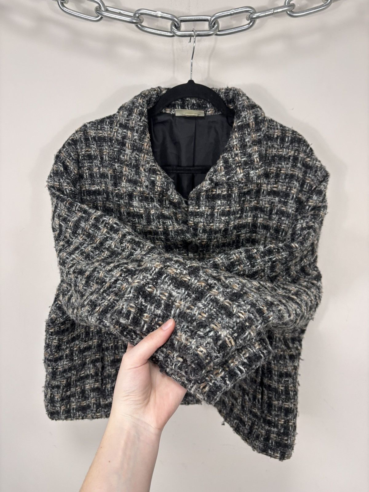 Other Vintage Weave Of The Irish Women’s Wool Blend Tweed Jacket Size L / US 10 / IT 46 - 11 Thumbnail