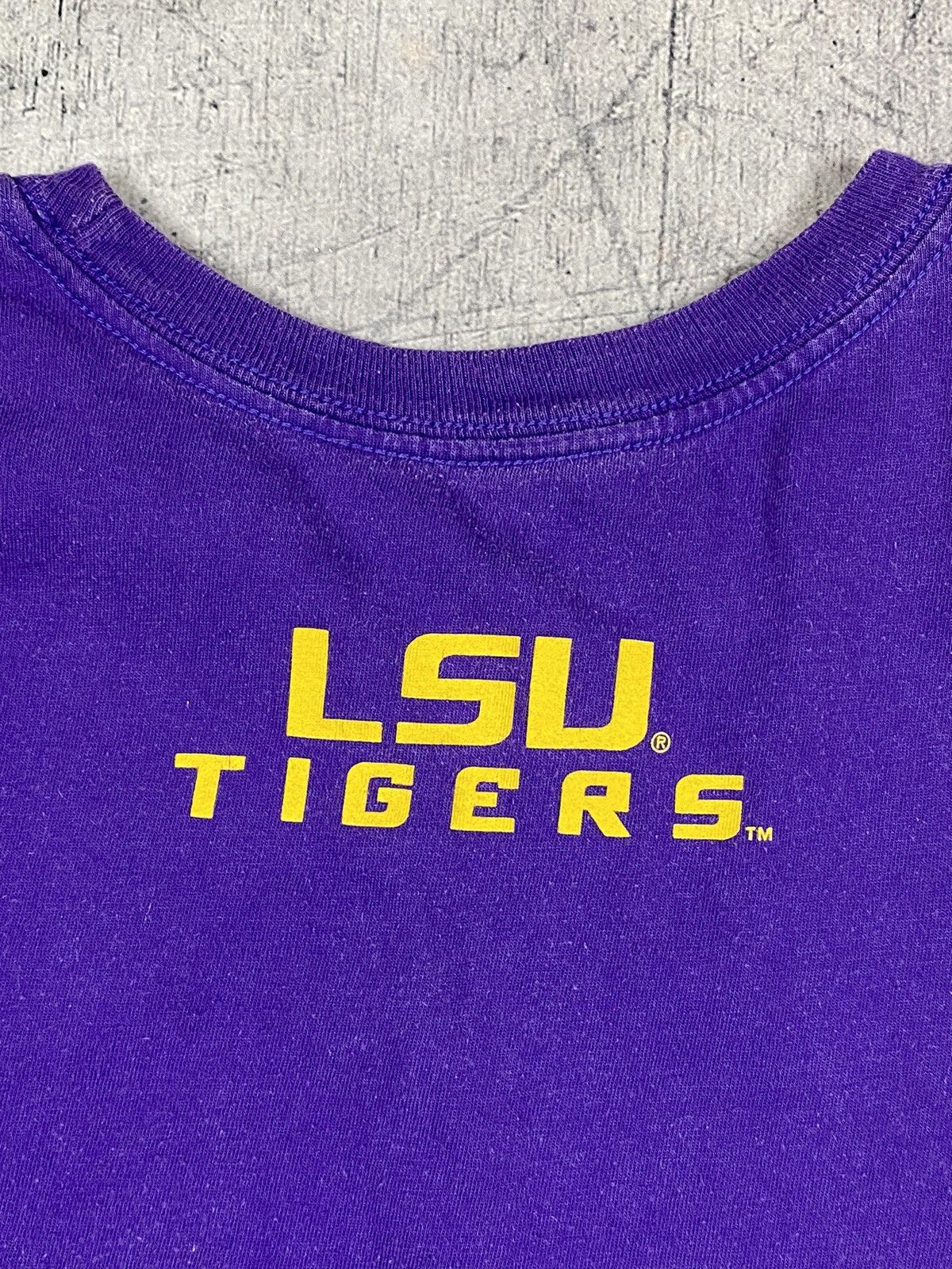 Nike Vintage Nike LSU Tigers Football Swoosh drill y2k Tee Size US M / EU 48-50 / 2 - 10 Thumbnail