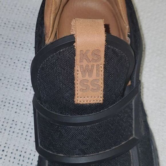 Vintage K-Swiss Gen-K Penny Mocassin Sz. 8.5 Black Textured Slipon L Size US 8.5 / EU 41-42 - 5 Thumbnail