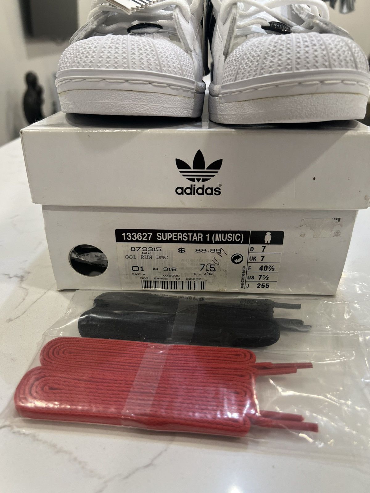 Adidas Adidas superstar 1 music RUN DMC sz 7.5 Size US 7.5 / EU 40-41 - 21 Thumbnail