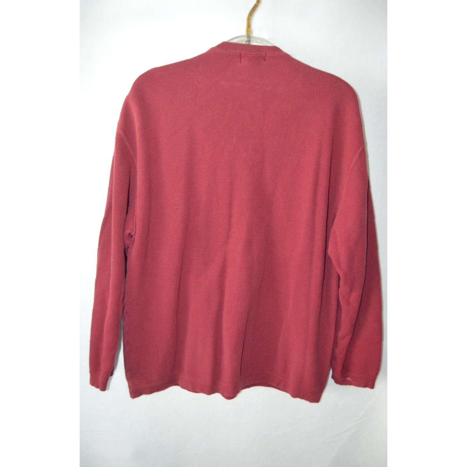 Patagonia Patagonia Shirt Men's XL Red Organic Heavy Knit Cotton Henley Tee Size US XL / EU 56 / 4 - 2 Thumbnail