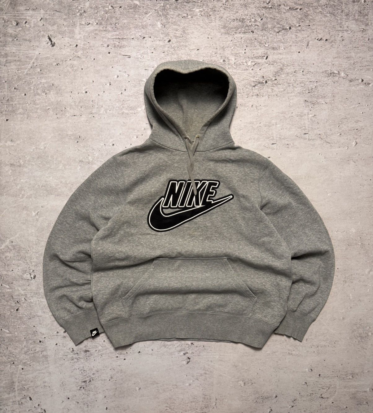 Nike × Vintage NIKE VINTAGE CENTER LOGO OVERSIZE BOXY HOODIE Size US L / EU 52-54 / 3 - 1 Thumbnail