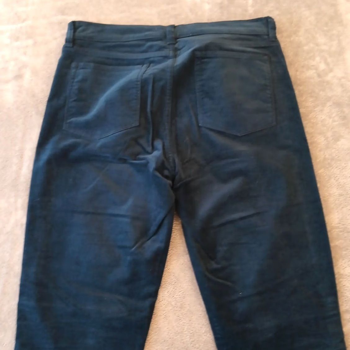 J.Crew J.Crew Stretch Pants Womens 29 Blue Velvet 31x29 Mid Rise Pockets Chino Pants Size 29" - 7 Thumbnail