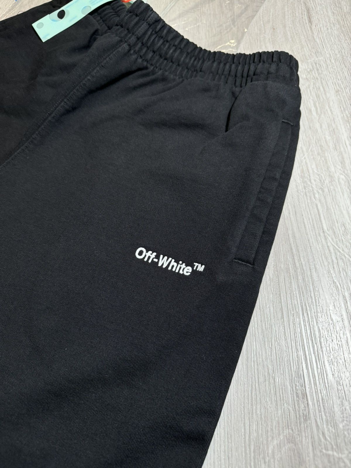 Off-White Off White For All Black Sweatshorts Size US 31 - 2 Thumbnail