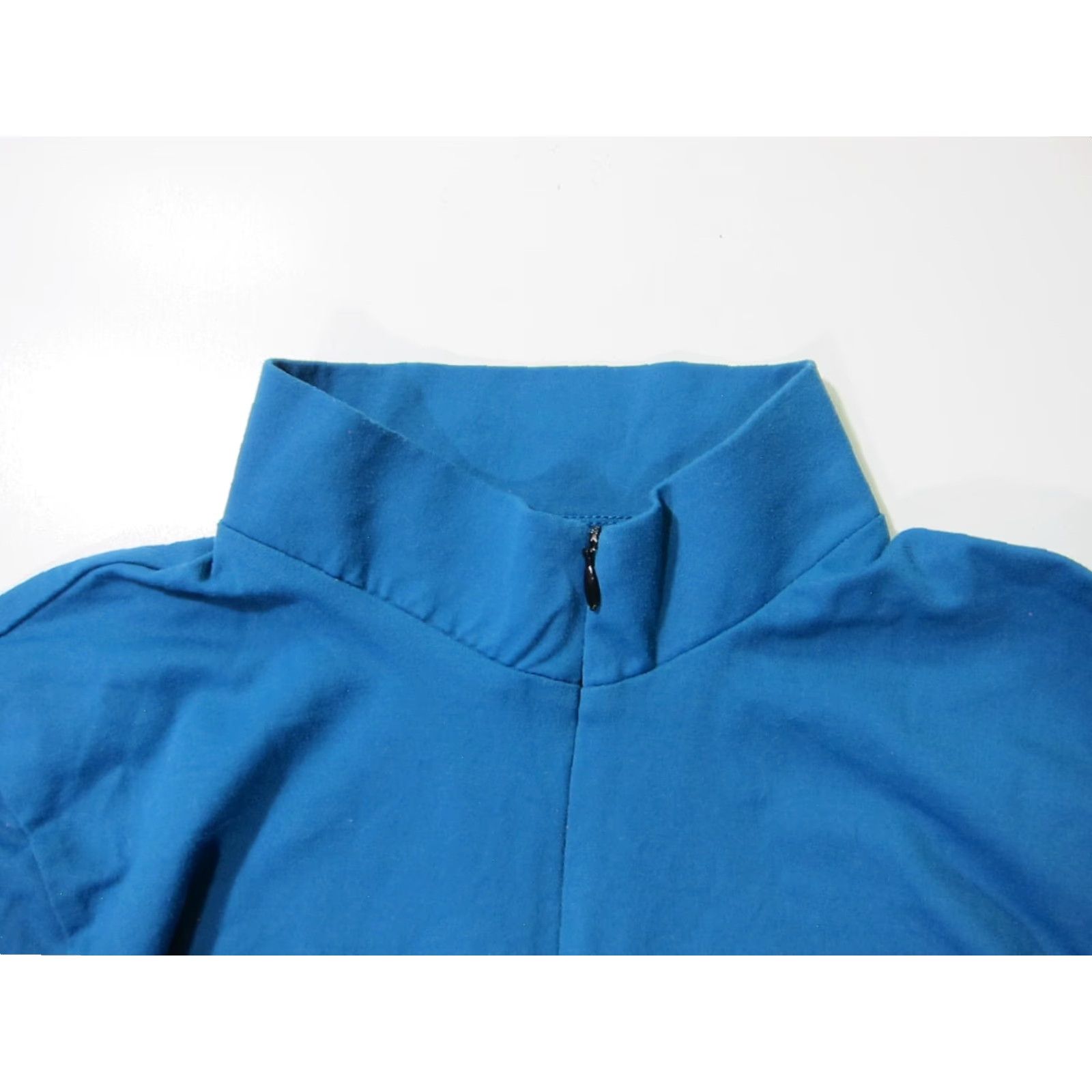 Prana PrAna Blue Nylon Stretch Long Sleeve High Neck Zip Long Sleeve Shirt Women Large Size L / US 10 / IT 46 - 5 Thumbnail