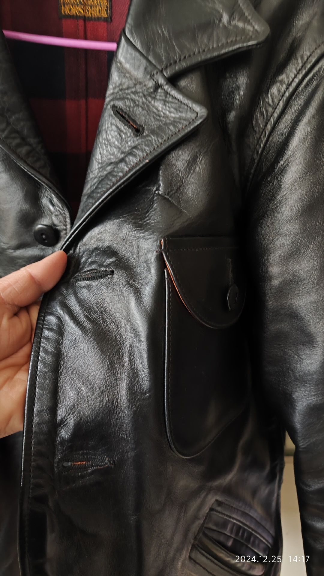 Freewheelers Freewheelers quadrangular leather coat 2501-Nextarrow Size US S / EU 44-46 / 1 - 4 Thumbnail