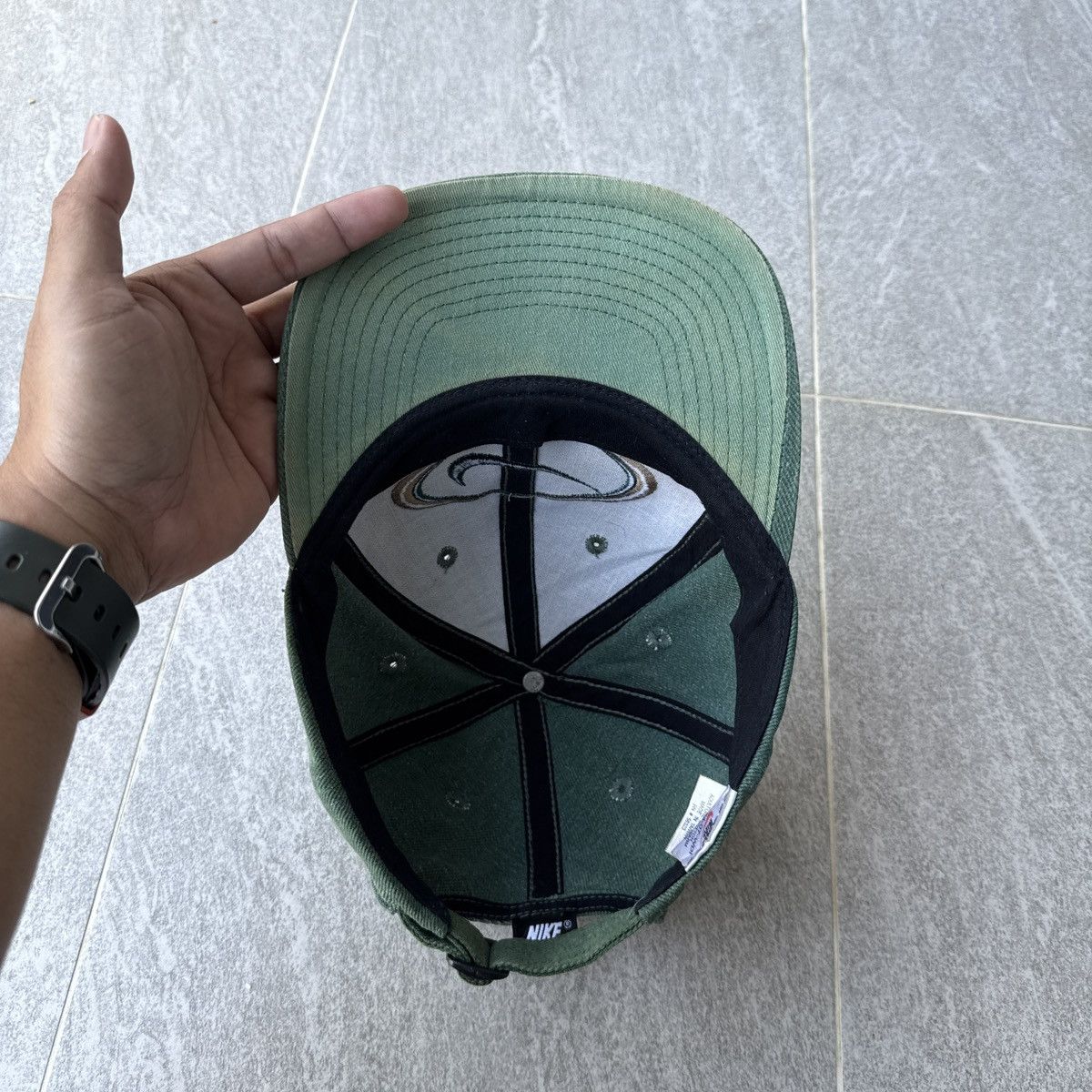 Nike Vintage NIKE swoosh logo cap.. vintage cap Size ONE SIZE - 9 Thumbnail
