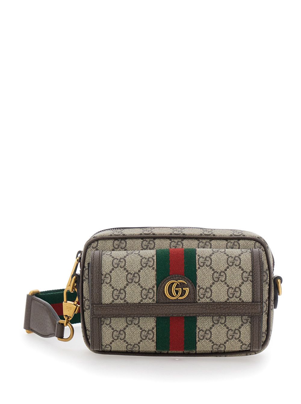Gucci Beige Crossbody bag 'OPHIDIA' with GG Detail on Front in Leather for Men Size ONE SIZE - 1 Thumbnail