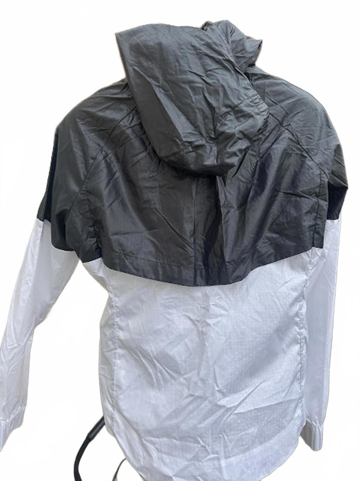 Nike Nike Black White Hooded Windbreaker S Size S / US 4 / IT 40 - 6 Thumbnail
