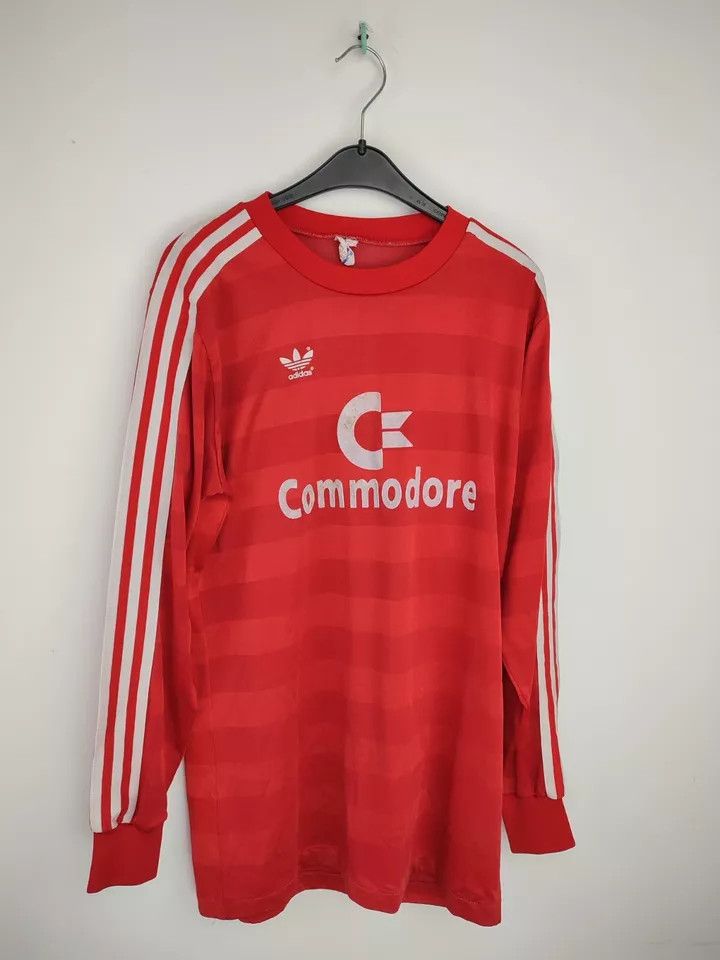 Adidas FC Bayern Munich 1984 1985 1986 Home FOOTBALL Kit SHIRT Size US M / EU 48-50 / 2 - 9 Thumbnail