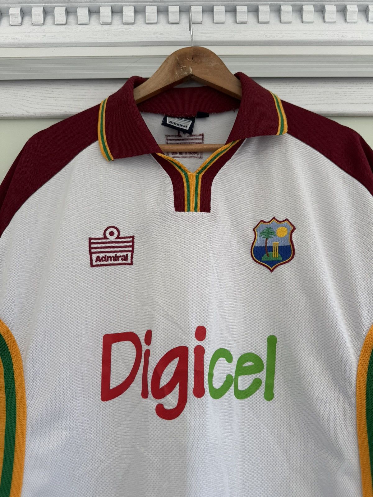Vintage Vintage West Indies Cricket Shirt Admiral Shirt Kit Size US XXL / EU 58 / 5 - 5 Thumbnail