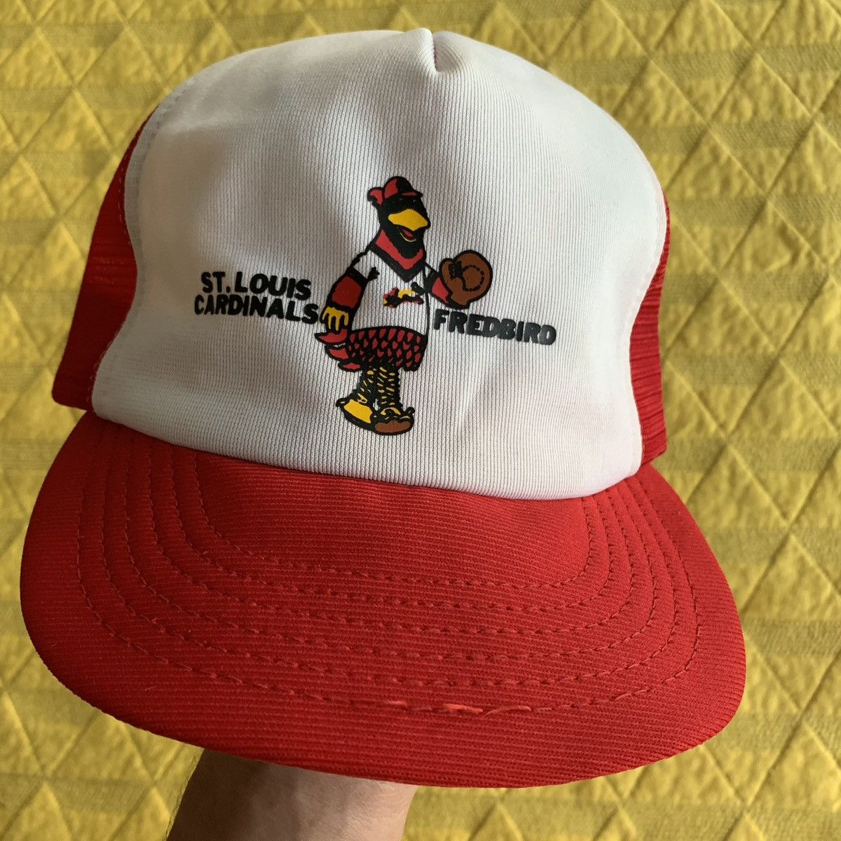 MLB St. Louis Cardinals Fredbird snapback baseball trucker hat Size ONE SIZE - 1 Thumbnail