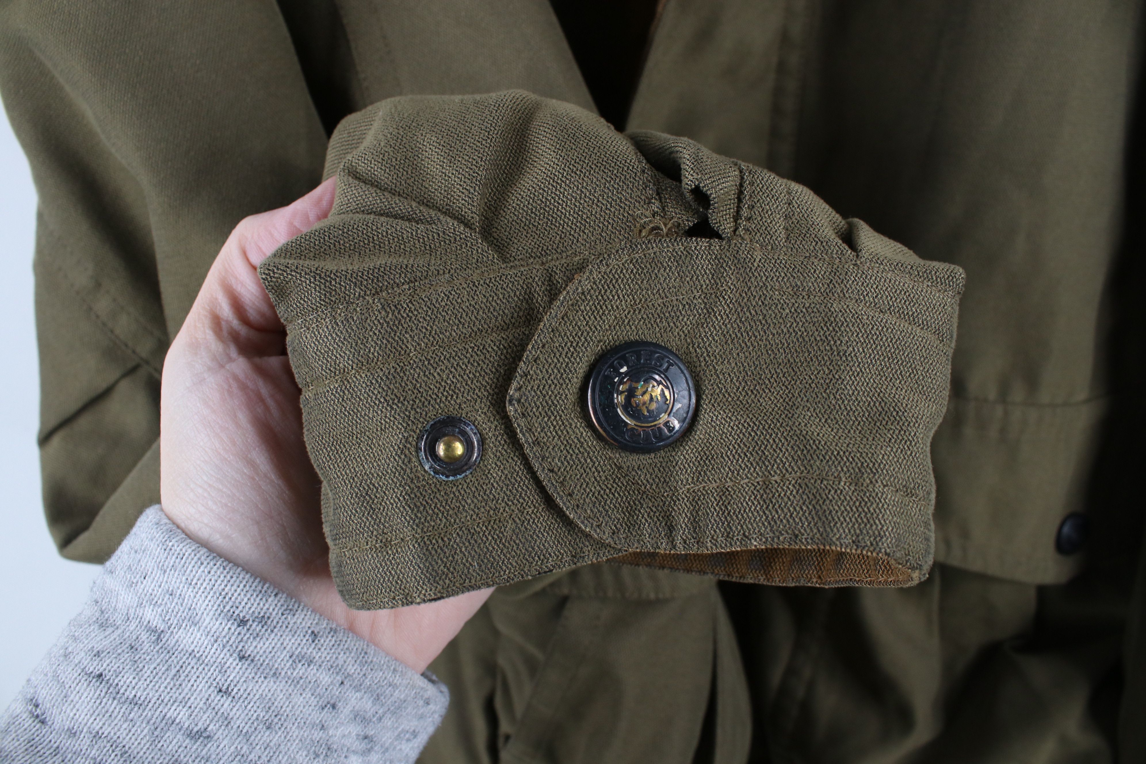 Vintage Vintage 90s Streetwear Pocket Full Zip Bomber Jacket Green Size US L / EU 52-54 / 3 - 6 Thumbnail