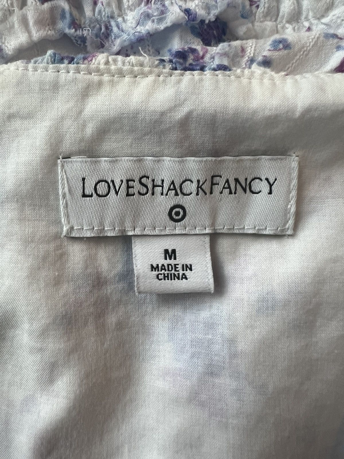 LoveShackFancy LoveShackFancy x Target Lou Ruffle Mini Dress Floral Size M Size M / US 6-8 / IT 42-44 - 3 Thumbnail
