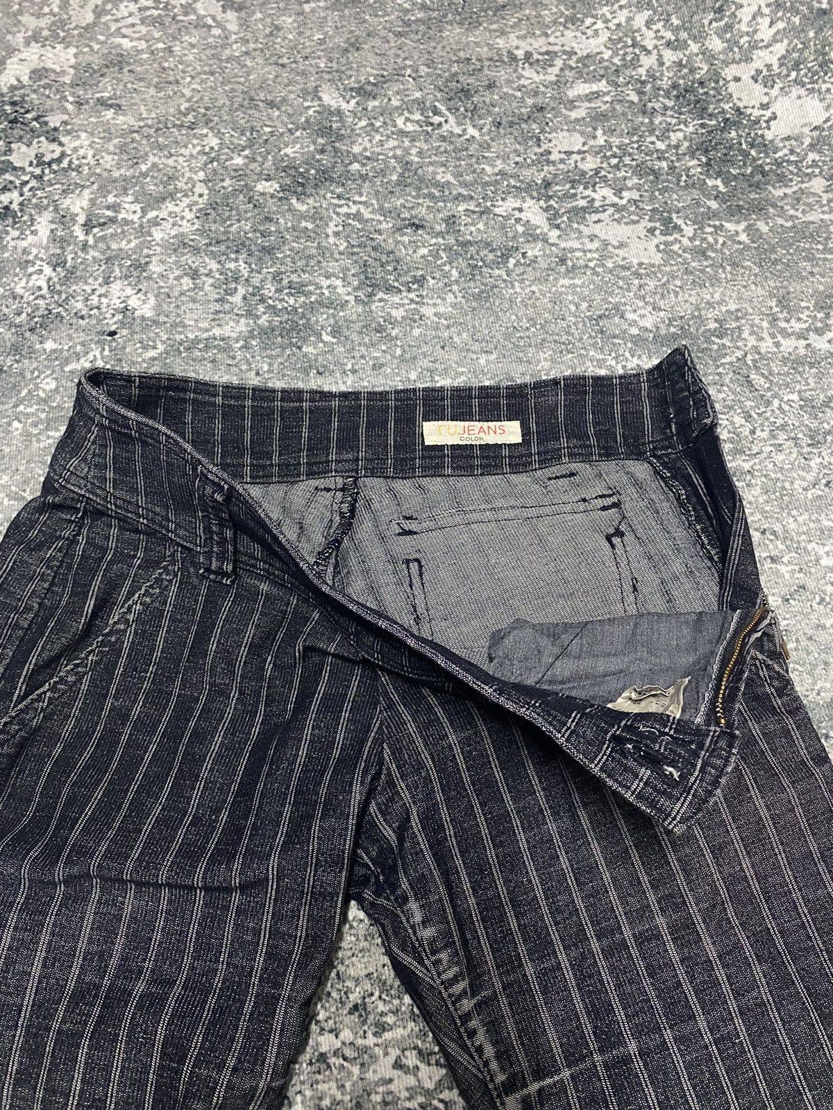 Beauty Beast × Japanese Brand RU JEANS COLOR FLARED BOOTCUT STRECTH DENIM JEANS Size 26" / US 2 / IT 38 - 8 Thumbnail