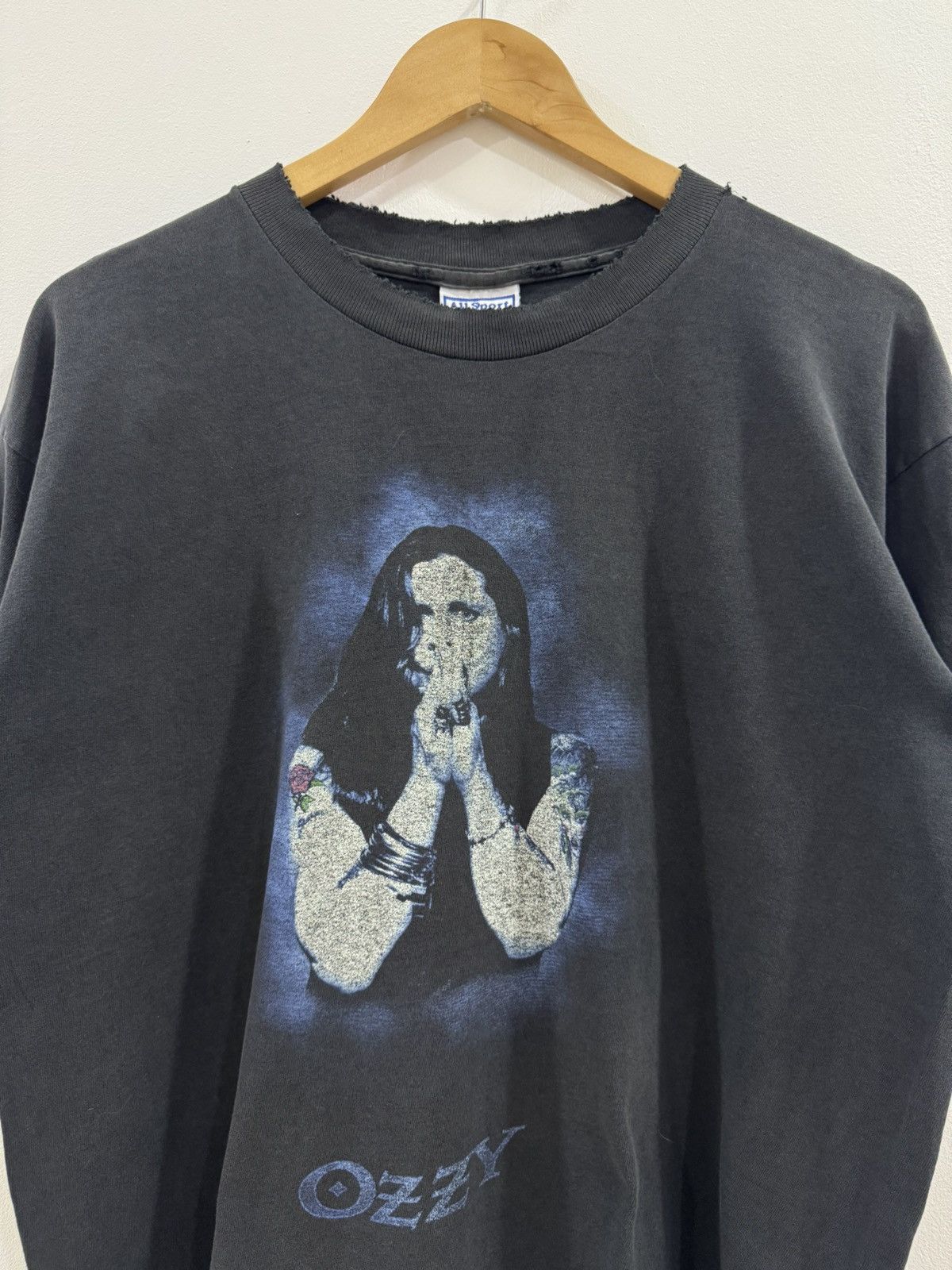 Band Tees × Ozzy Osbourne × Vintage VINTAGE DISTRESSED OZZY BAND TEES Size US L / EU 52-54 / 3 - 2 Thumbnail