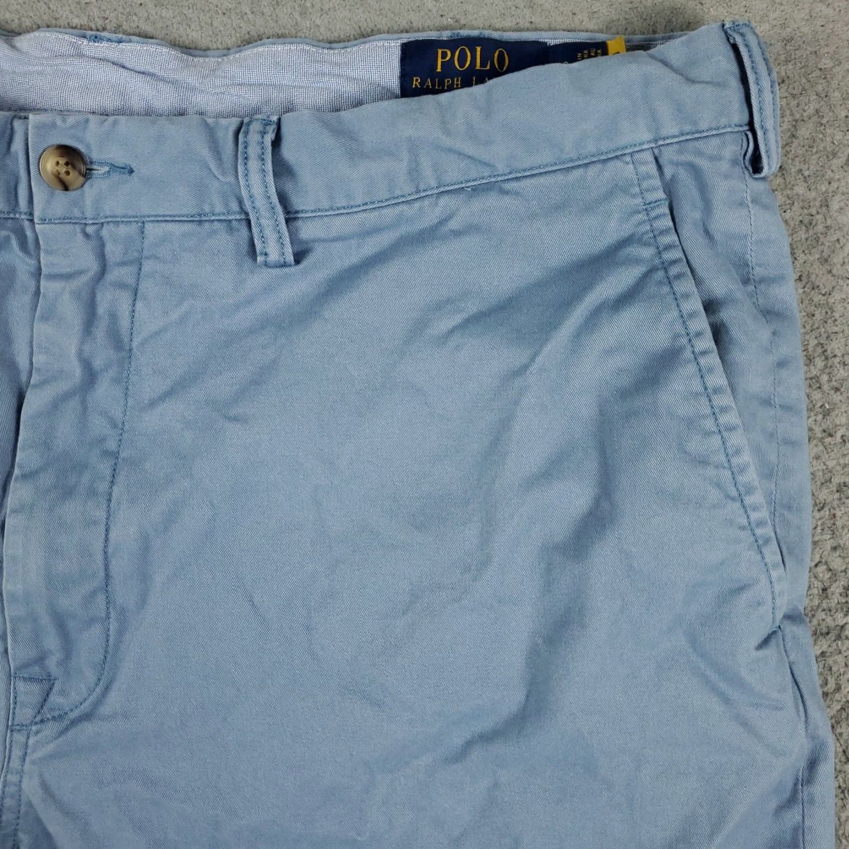 Ralph Lauren Ralph Lauren Shorts Mens Size 38 Blue Casual Flat Front Chino * Size US 38 / EU 54 - 3 Thumbnail
