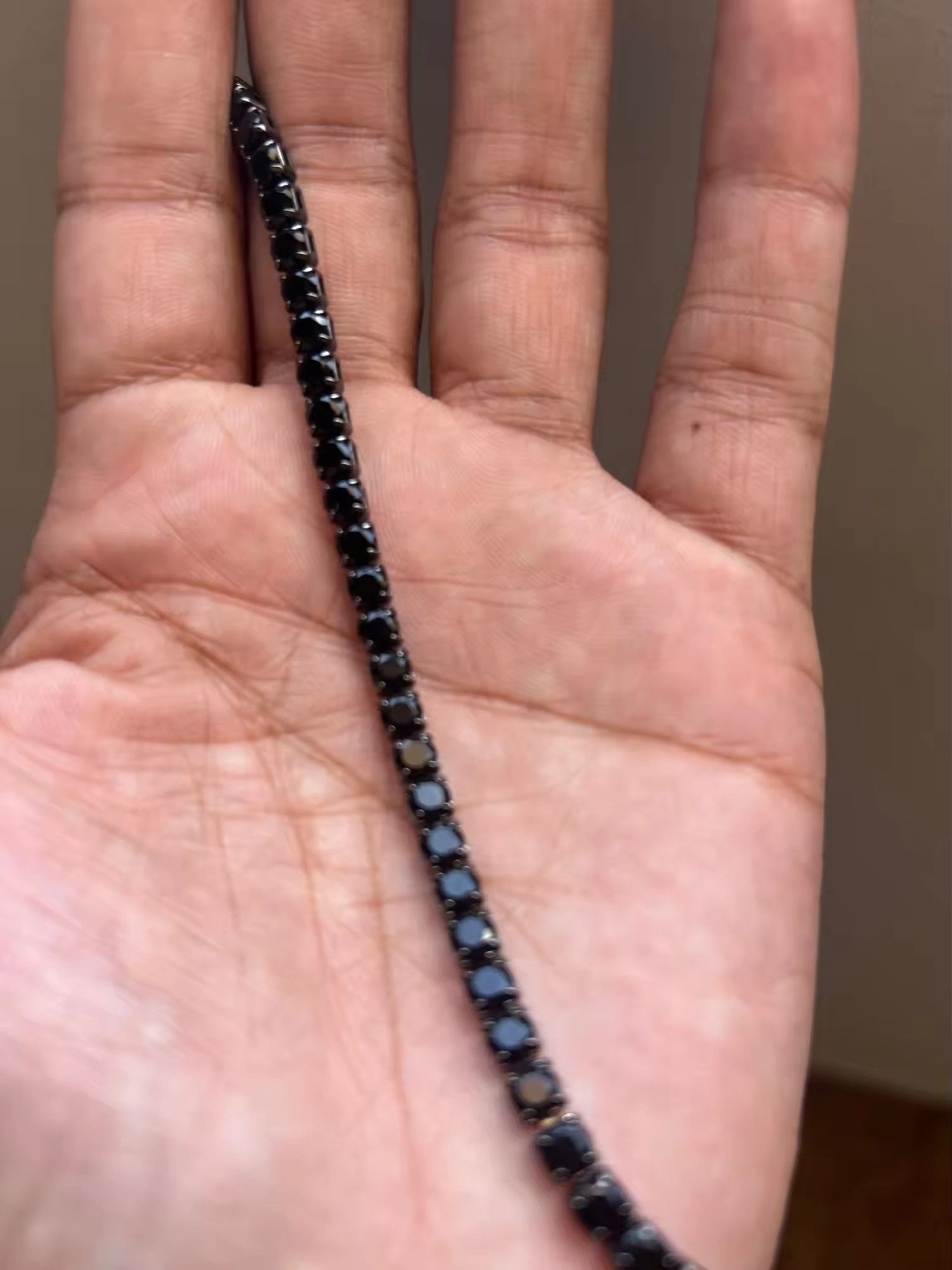 Vintage Light Black Zirconia Stone Bracelet Size ONE SIZE - 5 Thumbnail