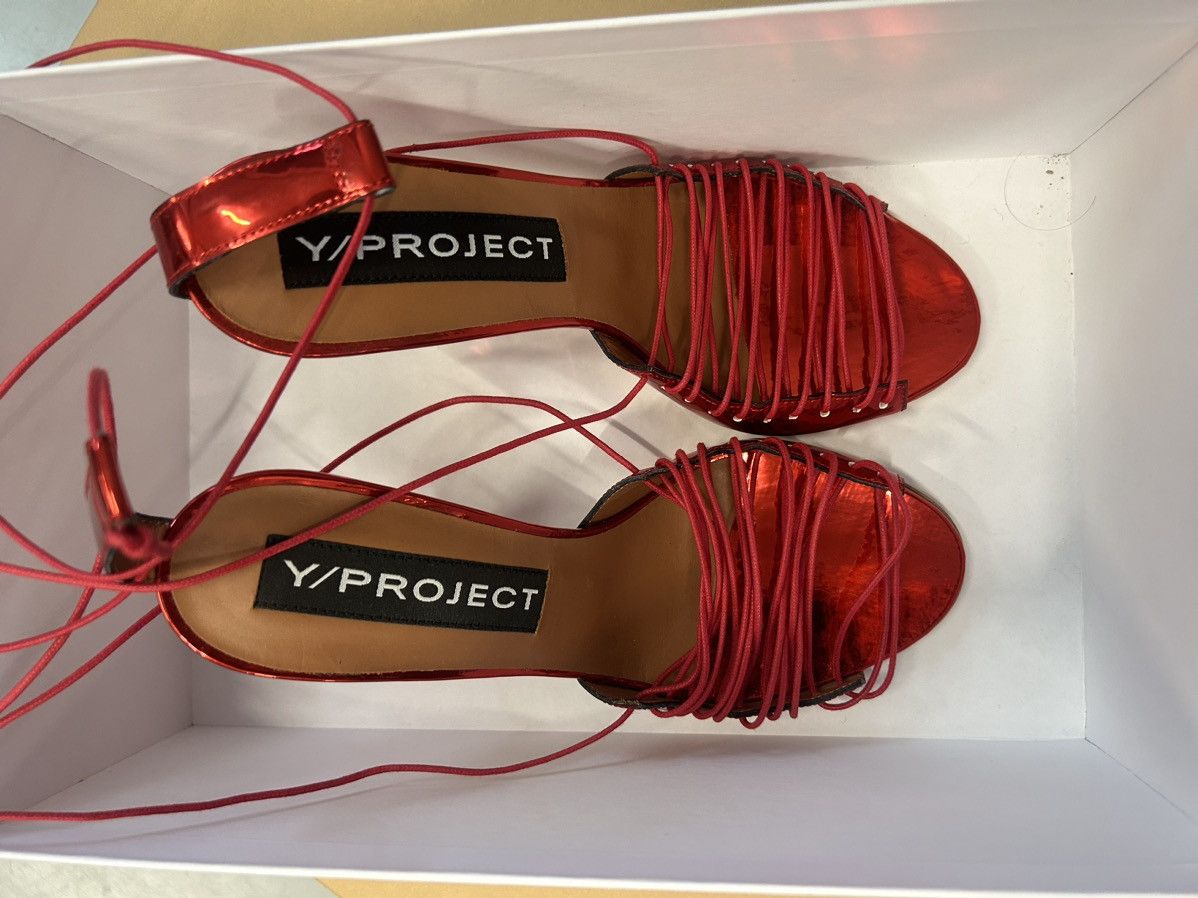 Y/Project Y/PROJECT LACE-UP SANDALS Size US 5 / IT 35 - 2 Thumbnail