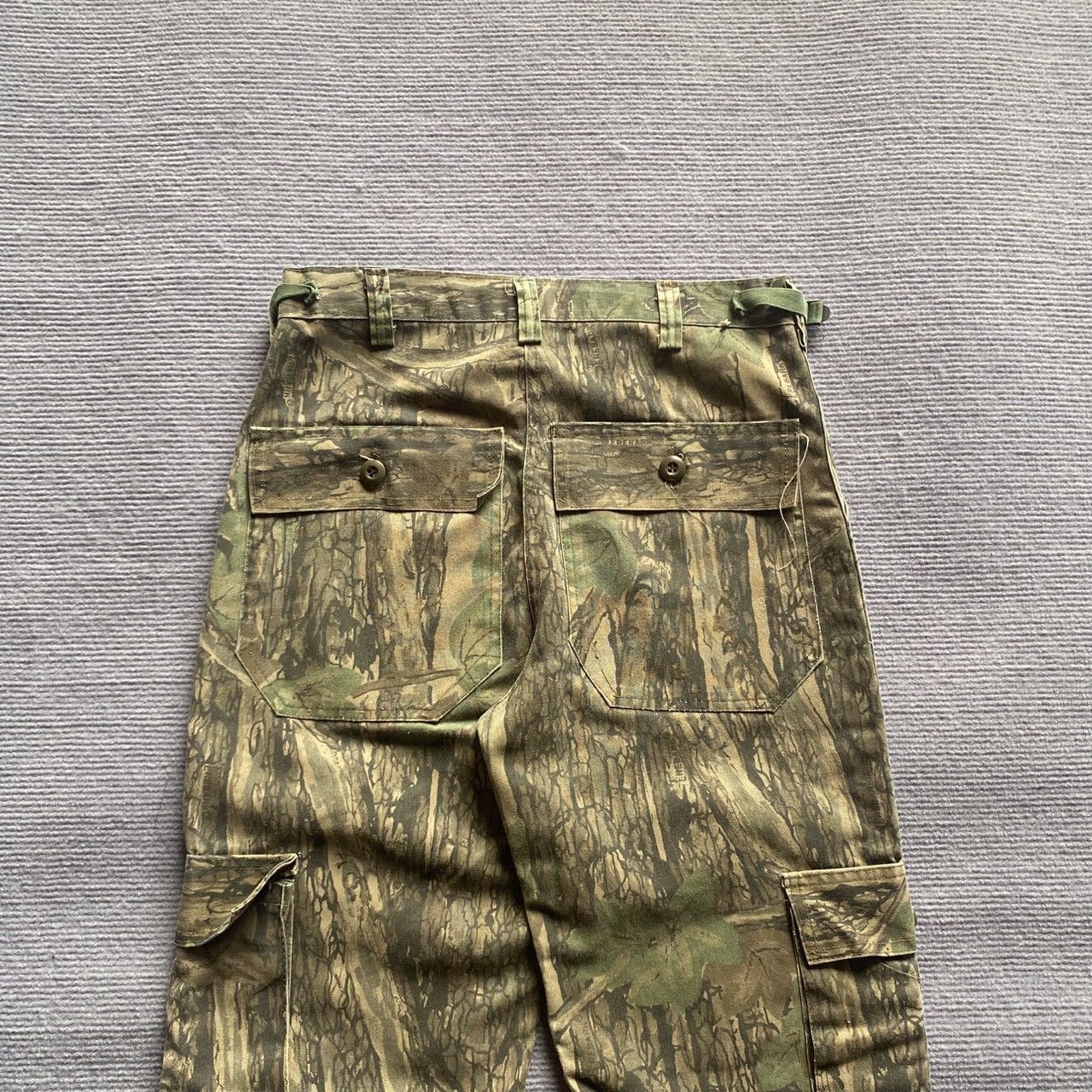 Carhartt × Realtree × Vintage (31x30) Crazy Vintage 90s Realtree Camo Pants Carhartt Style Size US 31 - 5 Thumbnail