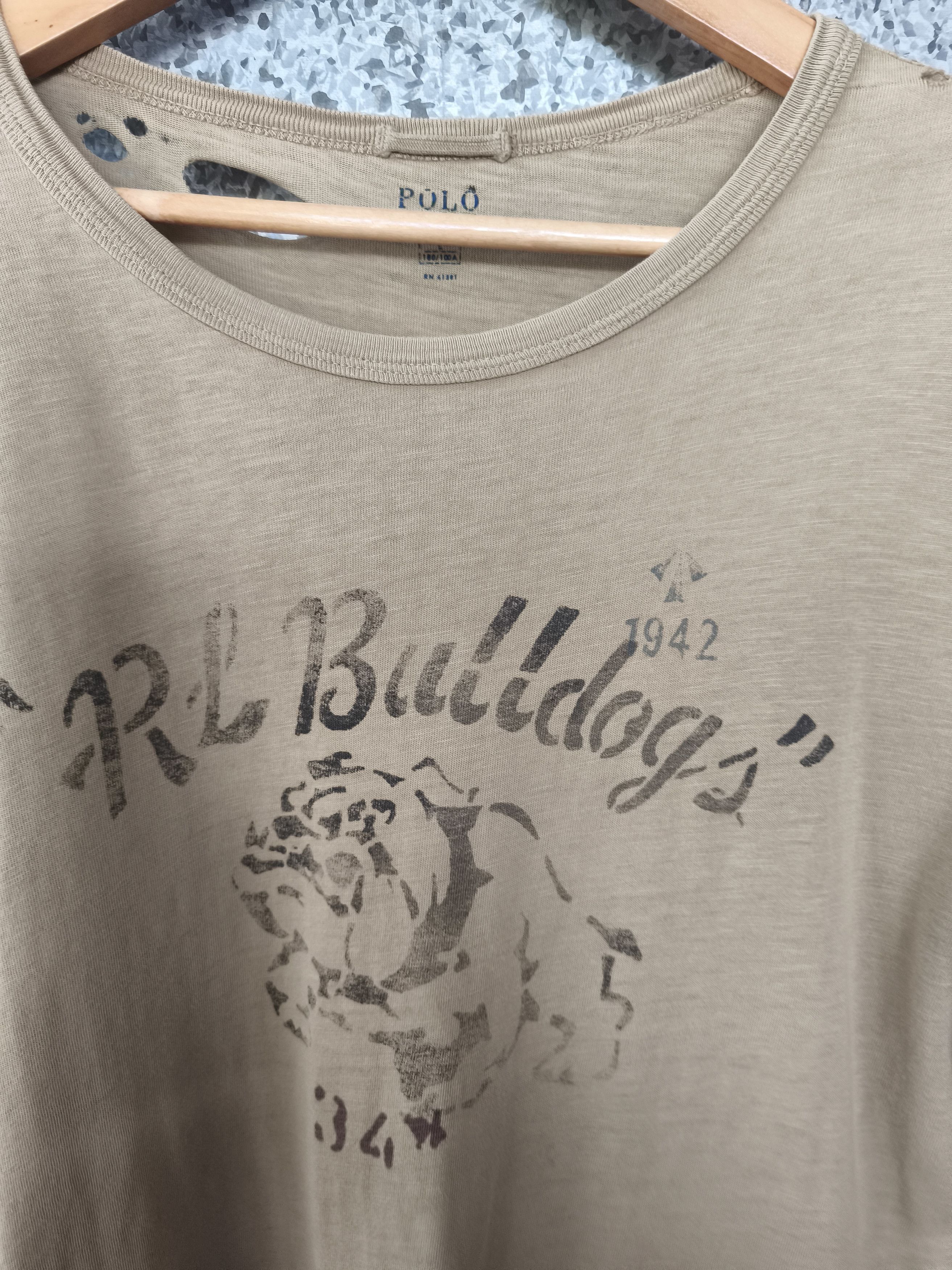 Ralph Lauren Polo Ralph Lauren t shirt distressed Size US L / EU 52-54 / 3 - 3 Thumbnail