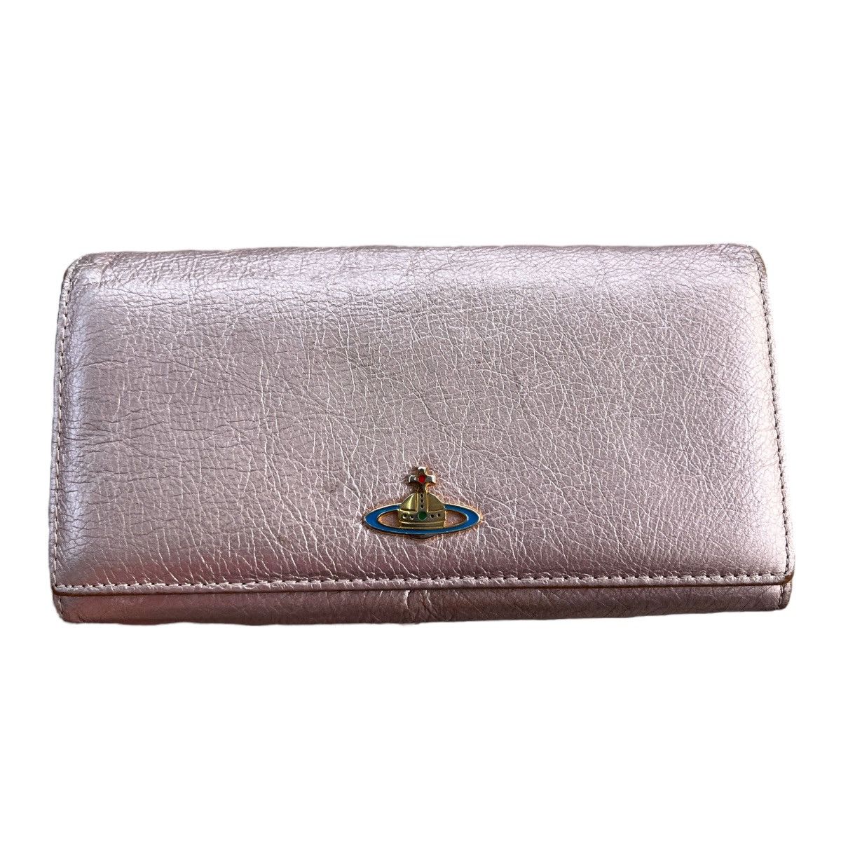 Vivienne Westwood Vivienne Westwood Colourful Orb Long Wallet Leather Size ONE SIZE - 1 Thumbnail