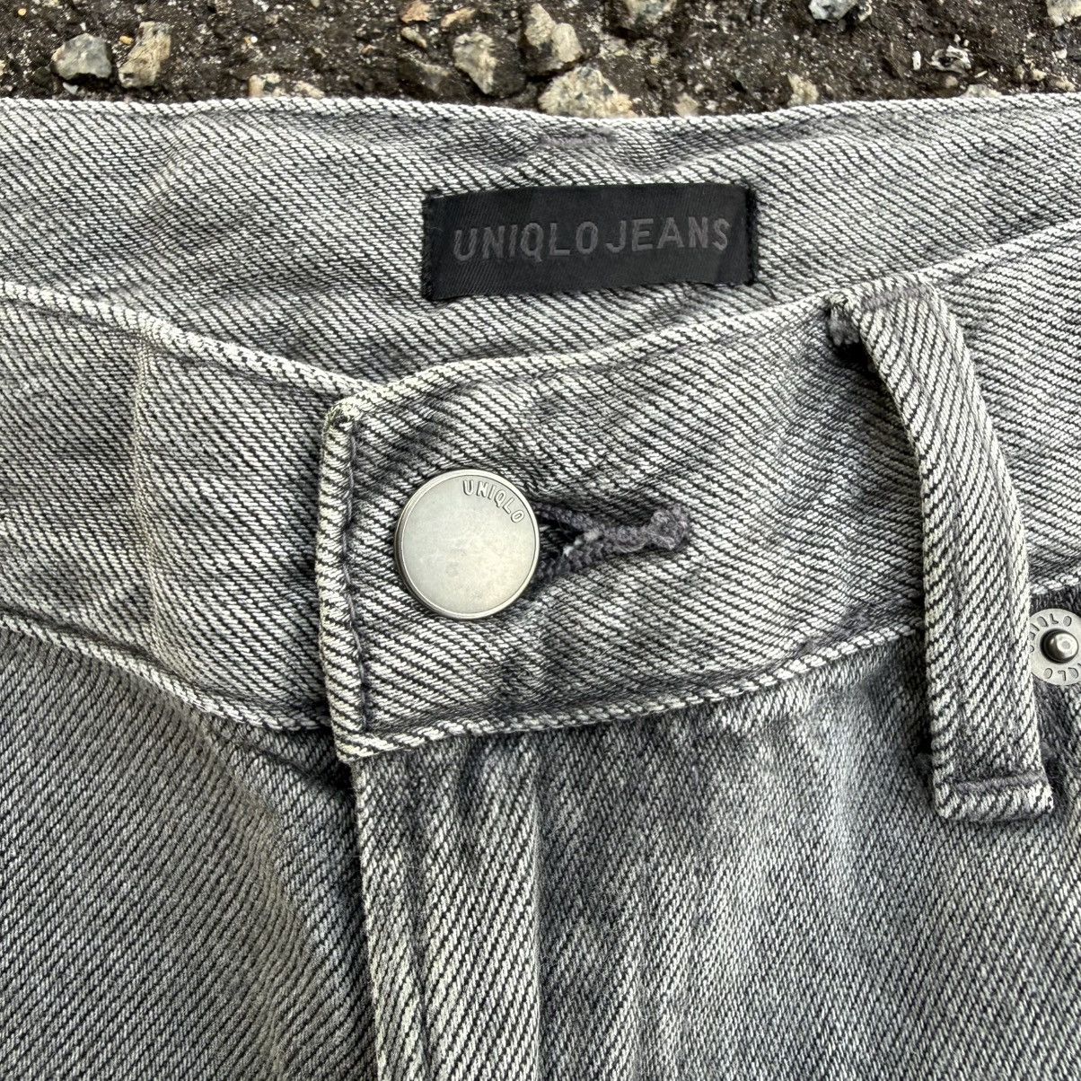 Japanese Brand Vintage Japanese Brand Flare Faded Black Denim Jean Pants Size US 31 - 5 Thumbnail