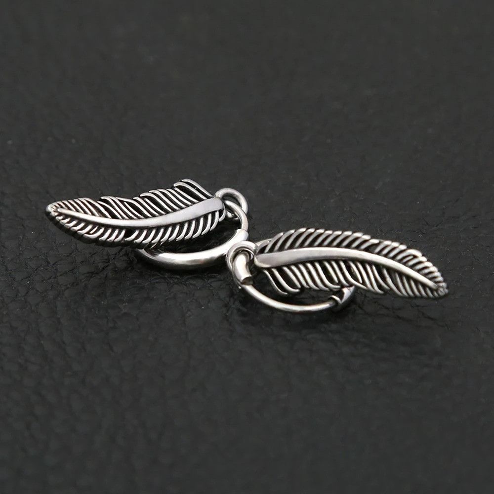 Japanese Brand × Vintage Creative Feather Earrings Size ONE SIZE - 4 Thumbnail