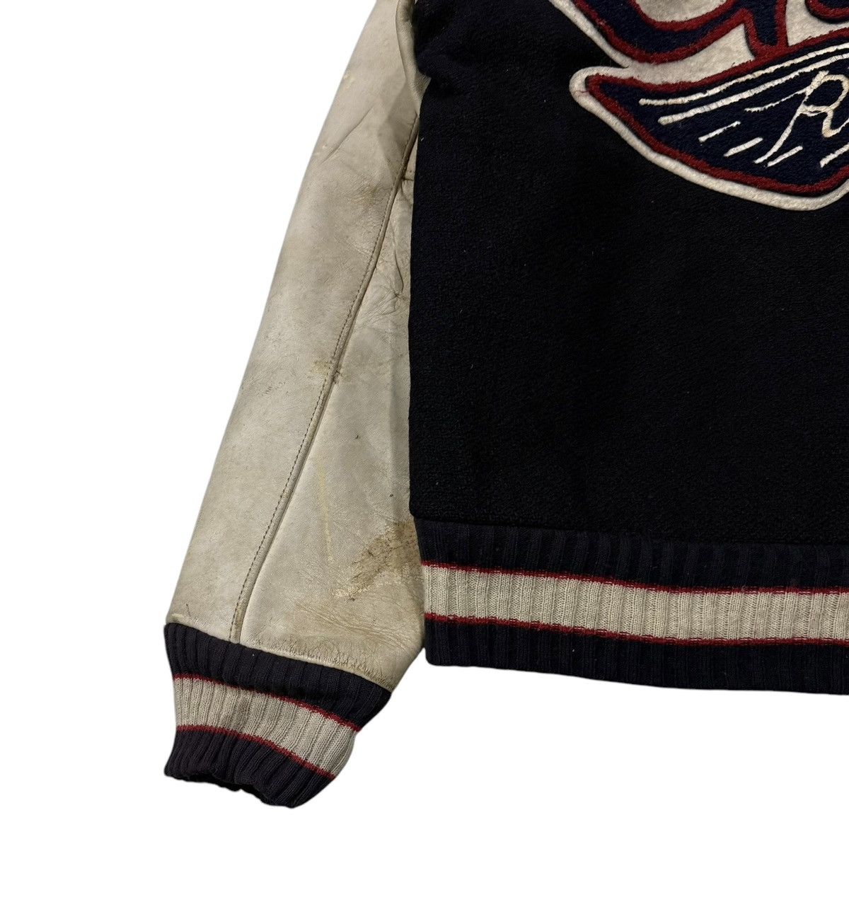 Japanese Brand Vintage Switch Baseball Champs Wool Leather Varsity Jacket Size US M / EU 48-50 / 2 - 4 Thumbnail