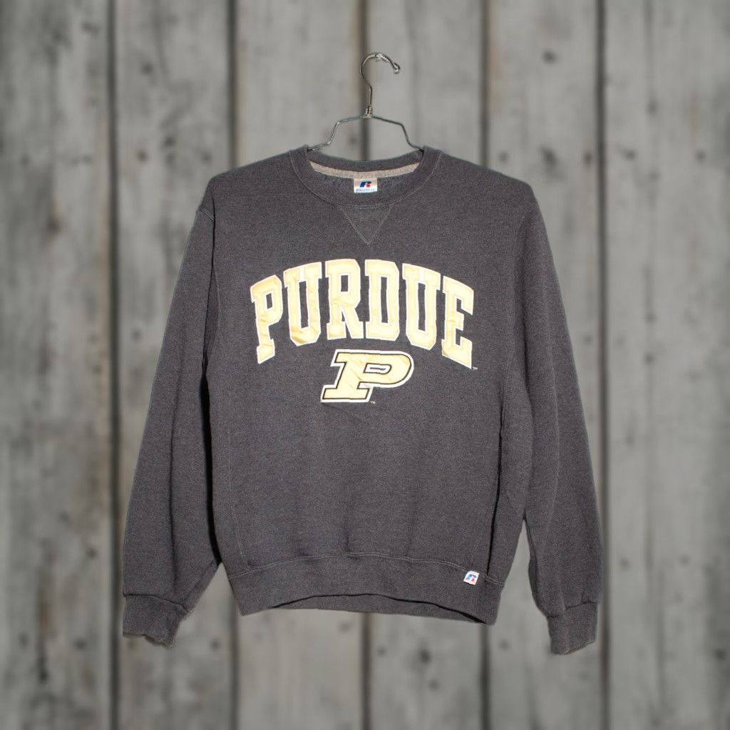 Russell Athletic VINTAGE Purdue University Sweatshirt Russell Athletic Small Grey 2000s Mens Women Boys Girls Size US S / EU 44-46 / 1 - 1 Thumbnail