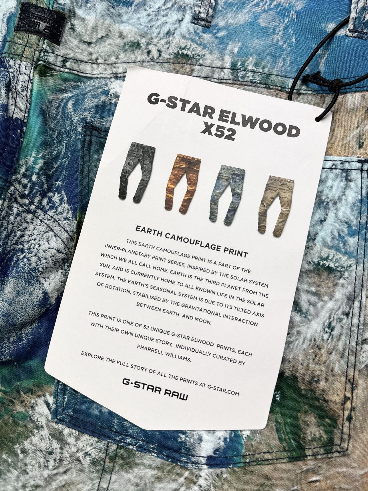 G-Star × Pharrell NWT🏷️ G-Star x Pharrell Williams 5622 Earth Camouflage Pants Size US 28 / EU 44 - 16 Thumbnail
