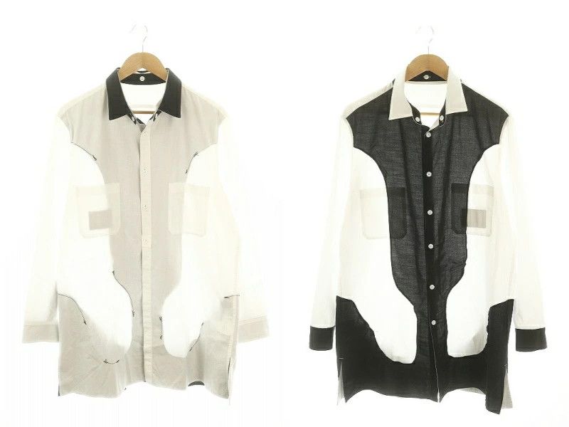 Yohji Yamamoto YOHJI YAMAMOTO POUR HOMME Spare collar shirt Size US L / EU 52-54 / 3 - 1 Thumbnail
